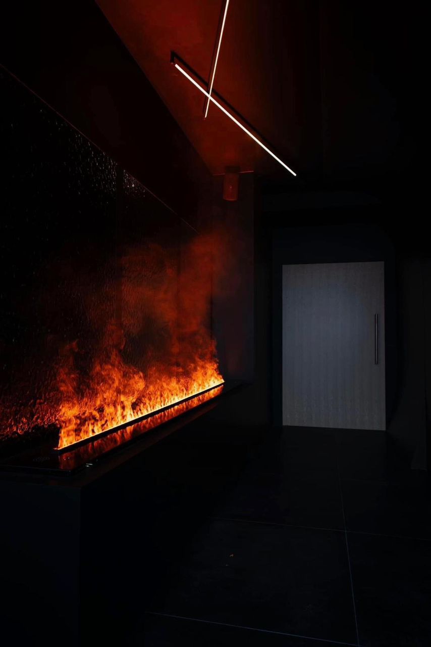 Moderner Wasserdampfkamin – Sicherer Designkamin ohne Feuer für Wohnung & Gewerbe