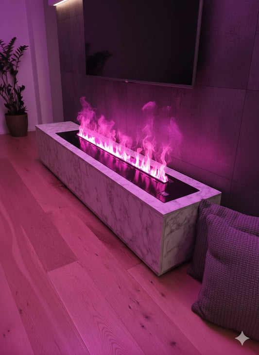 Kunstfeuer- mit Möbel – modernes Wohnambiente von Aral Living